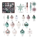 thumbnail image 2 of Juego de adornos para árbol de Navidad de 58 piezas Colgante de estrella de bola de Navidad inastillable colorido MFZFUKR CPB-SSW227-3, 2 of 5