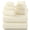 Cream, variant on Black Bath Towels Set, 8 Piece Microfiber Highly Absorbent Soft Shower Towels, for Bathroom and Hotel 2 Bath Sheet 2 Hand 2 Washcloths 2 Hair Towel Wrap