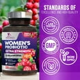 thumbnail image 5 of Probiotics for Women - Probiotic Blend 90 Billion CFU Per Serving - Women's Probiotic for Targeted Vaginal & Digestive Health Support - 16 Strains, Cranberry, Prebiotics - Bottled USA - 120 Capsules, 5 of 10