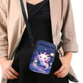 thumbnail image 4 of XYZCANDO Star Axolotl Cellphone Crossbody Bag Small Messenger Handbag for Travel Running Shop Portable Coin Purse Single Shoulder Bag Mini Purse Corssbody Blue, 4 of 7