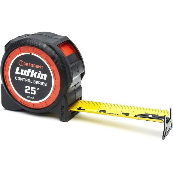 Lufkin Crescent Lufkin 1-3/16 x 25' Command Control Series Yellow Clad Tape Measure - L1025C-02