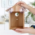 thumbnail image 5 of Window Bird House See Through Birdhouse for Viewing Wooden Birdhouse with Strong Suction Cups, Bird Nesting Box Transparent Design for Easy Observation, Best Gift for Kids, 5 of 6