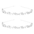 thumbnail image 1 of 2X Nupcial Dama de Flores-Hoja Patron Diadema de la Boda, 1 of 4