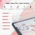 thumbnail image 3 of bersem 2-Pack Paper Nano Screen Protector for iPad Air 11 Inch 2024 (M2) / iPad 10th Generation 2022 / iPad Pro 11 2024 (M4) Matte PET Film Nib Friendly Anti-Glare, 3 of 5