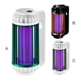 thumbnail image 4 of Yuarrent Lámpara repelente de insectos eléctrica de alto voltaje de 3000V, lámpara LED para insectos voladores, luz nocturna para sala de estar, Accesorios para electrodomésticos Verde negruzco Yuarrent HA061158-01B, 4 of 6