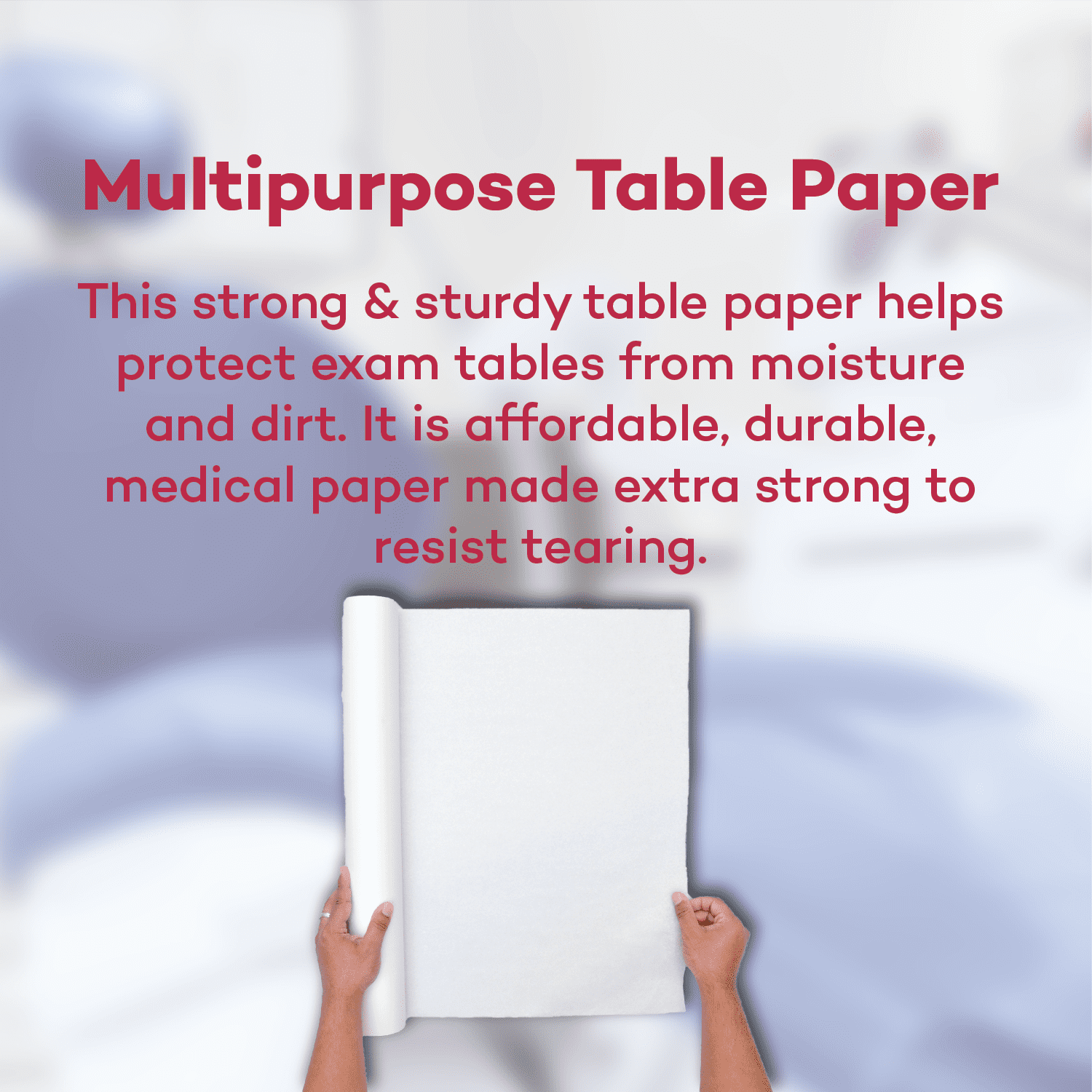 Dealmed Exam Table Paper - 21 X 225' Paper Table Cover, 1 Roll of Medical Exam  Table