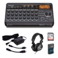thumbnail image 1 of Tascam DP-008EX 8-Track Digital Pocketstudio Bundle with AC Power Adapter, Studio Headphones, 32GB Memory Card & 4 AA Charger, 1 of 10