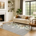 thumbnail image 7 of Addison Rugs Mayfield Premium Machine Washable Transitional Holiday Gray Rectangle Rug, 5' x 7'6", 7 of 7