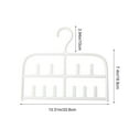 thumbnail image 6 of Closet Organizer Hanger,Double Layer Multi Hook Hanger,Space Saving Storage Rack,Bra Belt Scarf Organizer,Underwear Tie Holder,Wardrobe Management System Holiday Gifts, 6 of 6