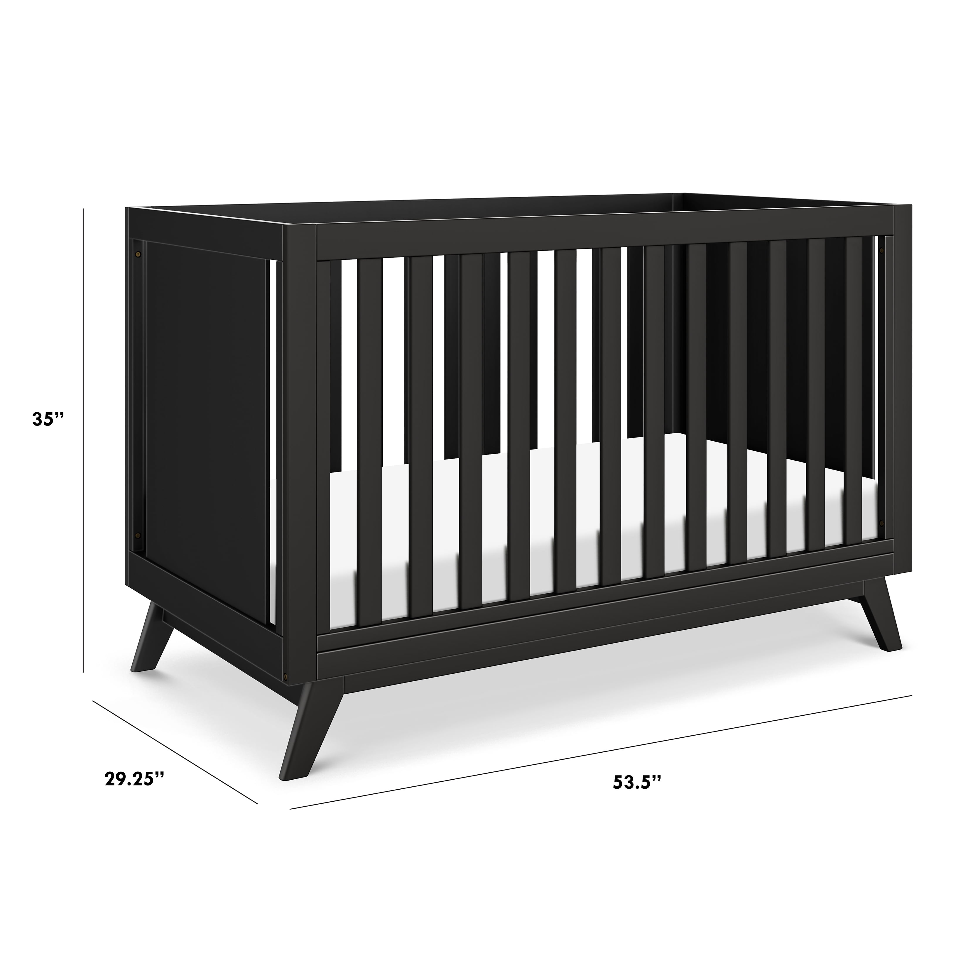 Davinci Otto 3-in-1 Convertible Crib, Ebony