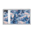 thumbnail image 2 of JIALIOU Nylon Trifold Card Wallet with ID Window Zipper Pocket for Men Women Teen Tree in Snow, 2 of 7