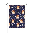 thumbnail image 5 of Sigee Corgi Lying With Moons And Stars for Live Happy Decorative Small Garden Flag,Double Sided Yard Flags Holiday Garden Flags for All Seasons, 5 of 9
