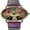 Purple, variant on Women's Fabric Leather Vintage Metal Gold Tone Watch,Watches for Women with Multicolour Rainbow Pattern Leather Best Valentine's Day Mother's Day Gift