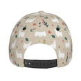 thumbnail image 4 of Xecao Cute Alpaca for Baseball Cap: Unisex, crafted from classic polyester twill fabric, featuring a soft unconstructed design, 4 of 5