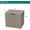 Brown, variant on 31 Gallon Resin Deck Box Outdoor Storage Box and Waterproof Package Delivery Box with Lockable Lid for Patio Furniture, GardenTools, Pool Supplies, Black