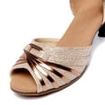 thumbnail image 5 of Dakaela Ballroom Latin Dance Shoes for Women Open Toe Salsa Tango Ladies Dancing Dress Heels Pumps, 5 of 7