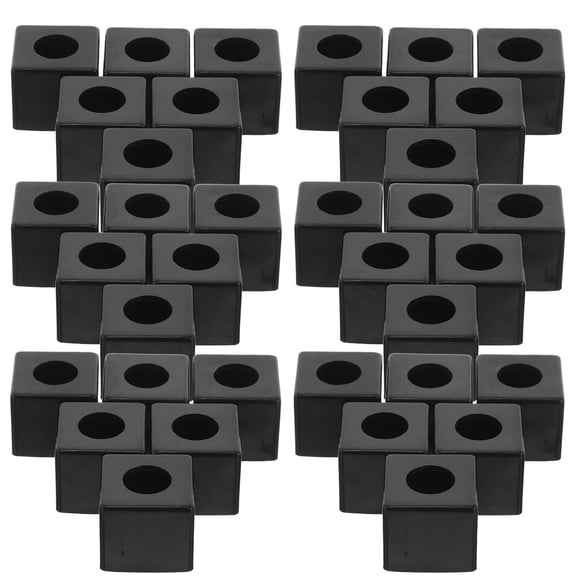 ETHZZLE 20Pcs Portable Black Pool Chalk Holder for Billiards Professional Stability and Easy Carry