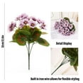 thumbnail image 3 of Clearance Under $10 Artificial flowers, Artificial Pansy Flowers Outdoor Spring Flowers Wildflower Plants Faux Impatiens Red For Window Box Wedding Outside Garden Porch Decor, 3 of 8