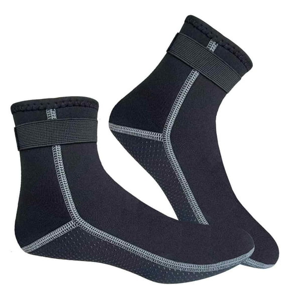 Chaussettes en Néoprène, Chaussettes de Natation pour Femmes Hommes, Chaussettes de Combinaison Antidérapantes, Bottes de Combinaison de Plage 3mm pour Plongée Snorkeling Voile
