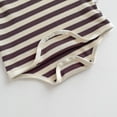 thumbnail image 4 of LYMAYTER Newborn Baby Boys Girls Striped Soft Sleeveless Jumpsuit Infant Clothing Set‌ 3M-24M, 4 of 8