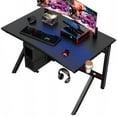 thumbnail image 6 of Costway Gaming Desk Gamers Computer Table E-Sports K-Shaped W/ Cup Holder Hook Home New, 6 of 8