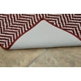 thumbnail image 3 of Garland Rug Palazzo II Washable Bath Rug Crimson Red/White, 21"x34", 3 of 4