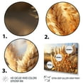 thumbnail image 3 of Designart "Beige Herbs landscape I" Landscapes Floater Framed Wall Decor, 3 of 7