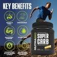 thumbnail image 3 of NutraBio Super Carb - Complex Carbohydrate Supplement Powder - Cluster Dextrin and Electrolytes for Performance Enhancement & Muscle Recovery - Pineapple, 30 Servings, 3 of 9