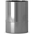 thumbnail image 3 of Stainless Steel Small Trash Can Wastebasket | Garbage Container Bin | Silver Finish, 3 of 4