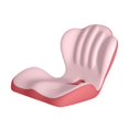 thumbnail image 2 of Cojín de asiento de espuma viscoelástica con respaldo en forma de L para silla de oficina o de viaje Rosa, 2 of 9