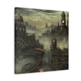 thumbnail image 2 of Steampunk Cityscape Dream - Canvas, 2 of 10