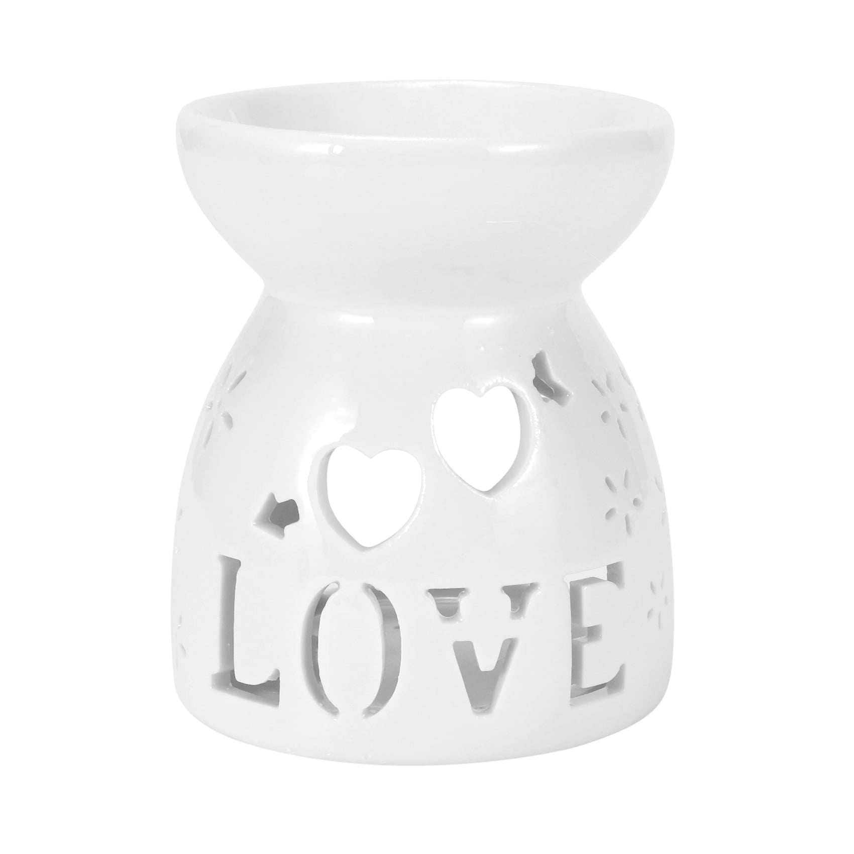 Ieegkit Ceramic Diffuser Candle Burner Ceramic Burning Essential Oils