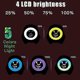 thumbnail image 3 of Kids Alarm Clock, Cadrim Alarm Clock Lights 5 Colors 5 Sounds Nig, 3 of 5