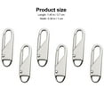 thumbnail image 2 of 6pcs Detachable Zipper Pull Tab Replacement Backpack Clothing Zipper Pullers, 2 of 9