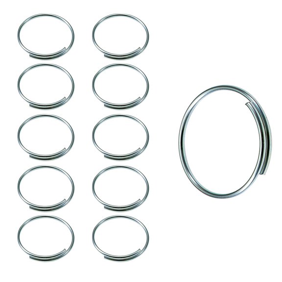 LUCKY LINE GIVEAWAY KEY RING, 1", ZINC-PLATED, 1,000 PER PACK per 2 Box