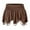 Brown, variant on Womens Lace Short Skirt Sexy Solid Low Waist Patchwork Flowy Ruffle Pleated Mini Skirts Streetwear Anime Clothes