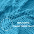 thumbnail image 6 of SMIXLN Kitchen Dish Cloths, 100% Cotton Waffle Weave Absorbent Quick-Dry Soft Wash Kitchen Towels, Reusable Dish Towels for Drying Dishes,, 12 x 12 Inches, 6 Pack, Sky Blue, 6 of 8