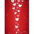 thumbnail image 4 of LUUFILx Valentine's Day Heart Banner Backdrop Love Decor Background Red Romantic Celebration Photo Booth Decorations Party Supplies Event Props, 4 of 8
