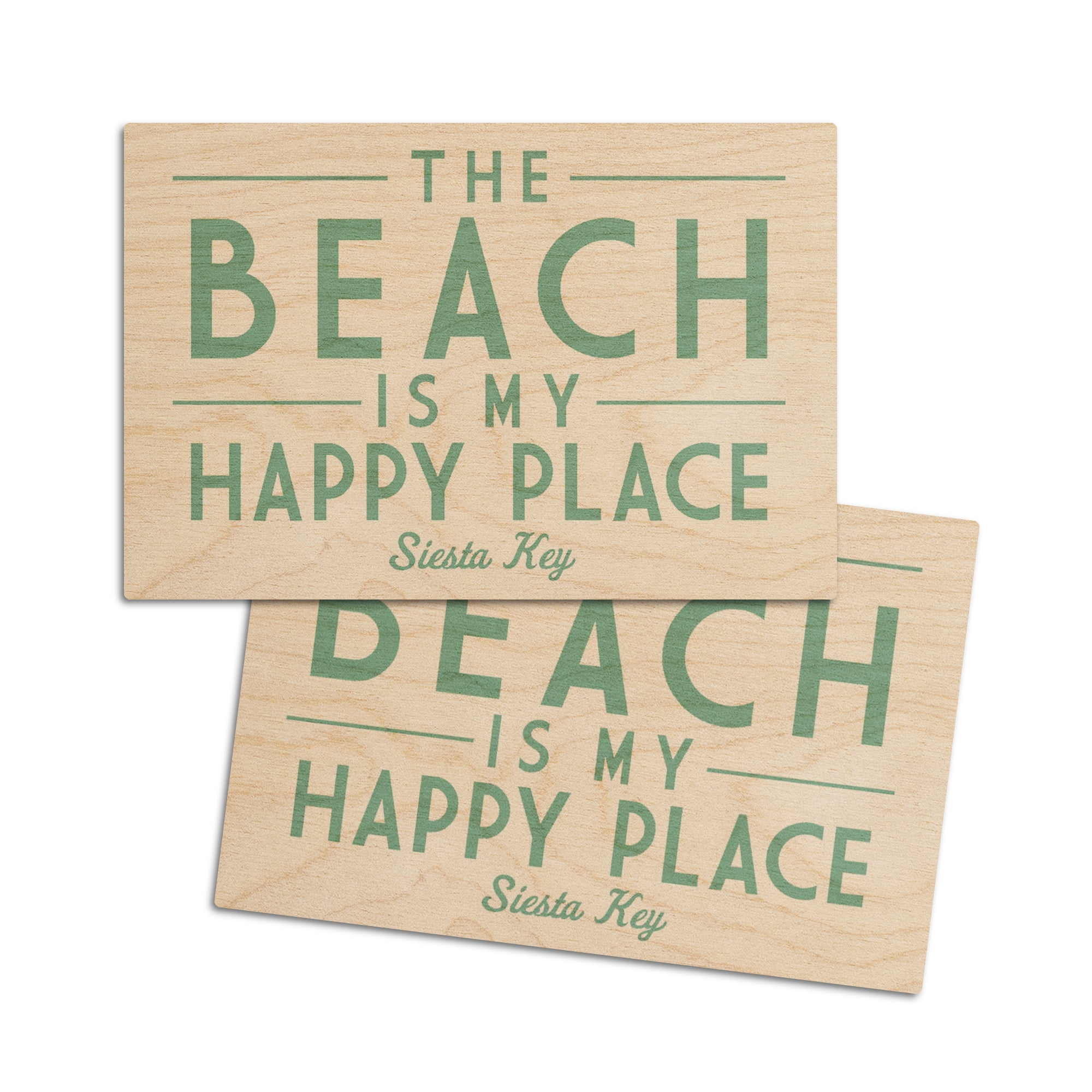 Siesta Key, Florida, The Beach is My Happy Place, Simply Said (4x6