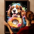 thumbnail image 6 of Nederlandse Kooikerhondje Dog Canvas Wall Art,Pet Canvas Painting Puppy Artwork,Colorful-Watercolor Original Artwork Print For Bedroom, Bathroom Wall Art decor, 6 of 6
