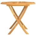 thumbnail image 2 of vidaXL Folding Garden Table 85x85x76 cm Solid Teak Wood, 2 of 5