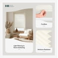thumbnail image 4 of Chicology 73.5"W x 84"H Alabaster Cordless Vinyl Mini Window Blinds 1" Slats, 4 of 9