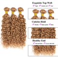 thumbnail image 3 of Hair Bundles LadrxAdr, Rubio Miel, Onda, 55-65 cm, 3 x 100 g, 3 of 7