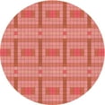 thumbnail image 1 of Ahgly Company Indoor Square Patterned Fire Engine Red Area Rugs, 3' Square, 1 of 6
