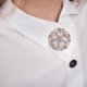 thumbnail image 5 of 2 piezas de ramillete de boda para mujer, broche de hoja de flor elegante con perlas de cristal para mujer, novia, 5 of 5