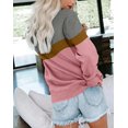 thumbnail image 2 of Womens Casual Crewneck Sweatshirt Long Sleeve Tops Cute Pullover Loose Fit, 2 of 5