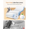thumbnail image 2 of Cat Litter Box Liner - 60PCS Heavy Duty Drawstring Trash Bags for  MW-SC01/MW-SC02 Automatic Self-Cleaning Boxes, Extra Thick Leakproof, 3 Rolls (20 Bags/Roll), 2 of 4