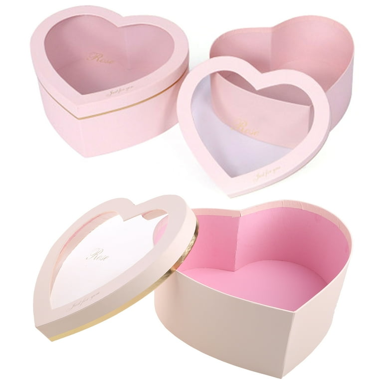 LOVELY BOX❤︎ Amazon.com: Soul & Lane Pink Valentine's Day Gift Boxes for