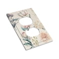 thumbnail image 3 of ZICANCN Outlet Covers Wall Plate, Pretty Delicate Watercolor Flower Light Switch Cover Decorative, Duplex Toggle Combo 1-Gang, 3 of 9