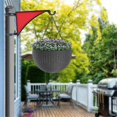 thumbnail image 4 of Plant Hangers,2 Pack Hangs Fence Post Hanger for Bird Feeders, Yellow, 4 of 5